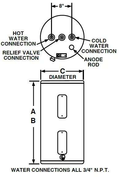 Rheem-PROE50-T2-RH95-Professional-Classic-Standard-Electric-Water-Heater-03 (anglais seulement)