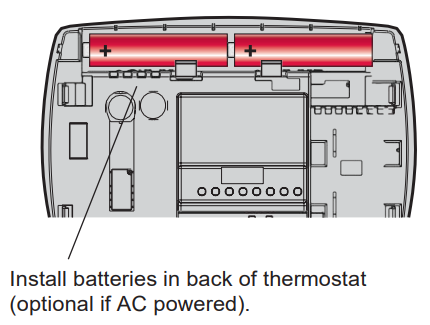 Honeywell Thermostat numérique non programmable PRO TH3110D - v