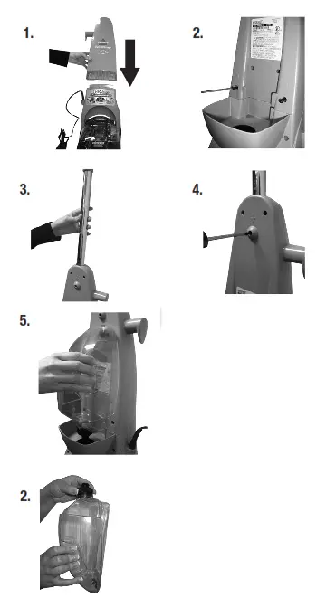 Bissell 1770, 1970, 2080, 2090 Series QuickSteamer Guide de l'utilisateur - Assemblage