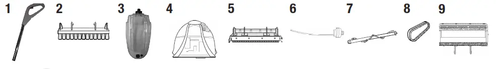 Bissell 1770, 1970, 2080, 2090 Series QuickSteamer Guide de l'utilisateur - QuickSteamer PowerBrush