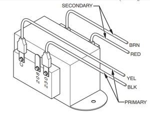 FIG 15 Connexions du transformateur