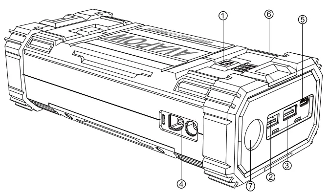 AVAPOW-4000A-Multi-Function-Portable-Car-Jump-Starter-fig-1