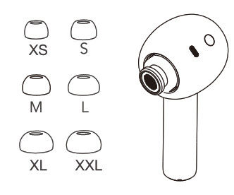 Écouteurs sans fil hybrides à réduction active du bruit TOZO NC2 -xs