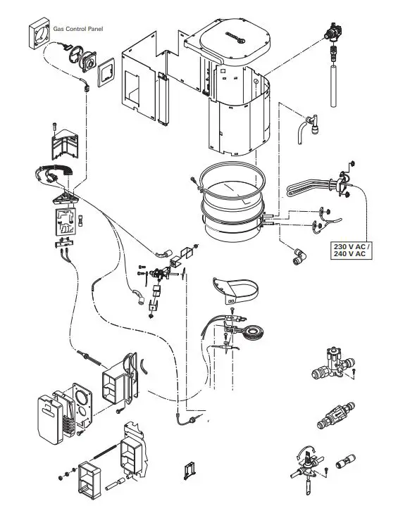 Système d'eau chaude truma UltraRapid 20