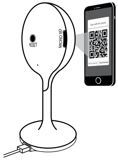 Caméra Wi-Fi intelligente geeni - Code QR