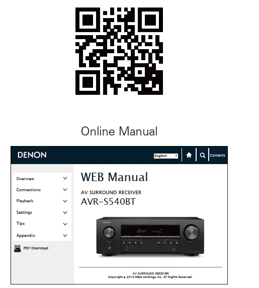 Denon-AVR-S540BT-Receiver-5.2-channel-14