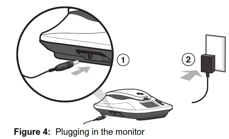 Branchement du moniteur