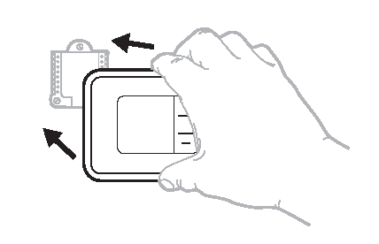 Montage du thermostat