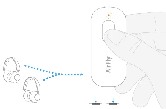 twelcesouth AirFly Pro - deuxième jeu d'écouteurs