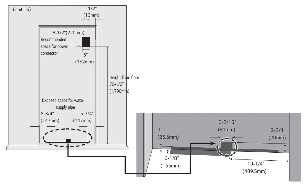 Réfrigérateur LG 3 portes LRFCS25D3S - PRODUCT5