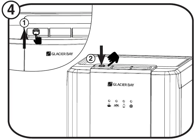 GLACIER BAY LY619 Distributeur d'eau à chargement par le bas à haut rendement fig8