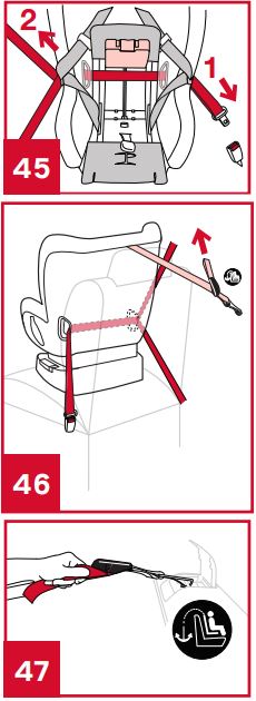 Dispositif de retenue manuel pour enfant Nuna Rava-FIG29