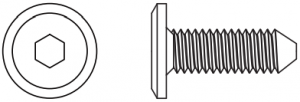 N. Boulon M6 x 18 mm x 4