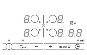 BOSCH PU BB Table de cuisson à induction - Panneau de commande