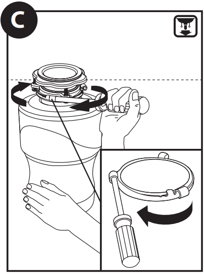 Broyeur à déchets MOEN GXP50C avec cordon d'alimentation - fig 5