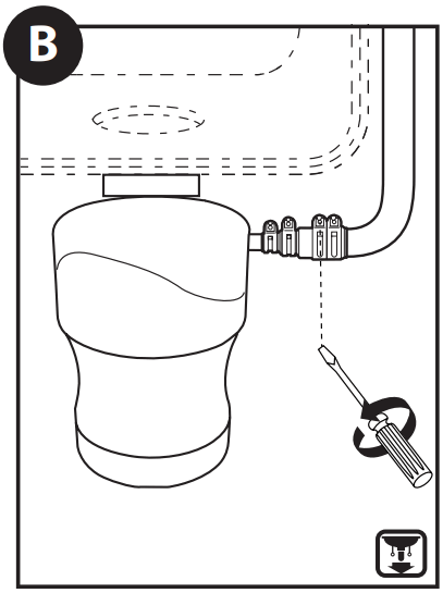 Broyeur à déchets MOEN GXP50C avec cordon d'alimentation - fig 4