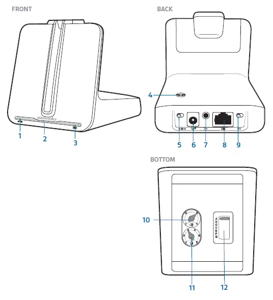 plantronics-CS540-Casque sans fil-système-fig-2