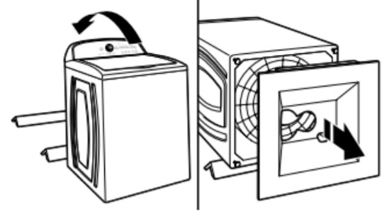 Lave-linge Amana à chargement par le haut - Déballage2