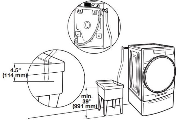 Whirlpool Front Load Washer Owner's Manual - Capacité minimale 20 gal