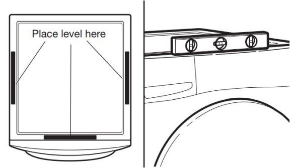 Whirlpool Front Load Washer Owner's Manual - Check levelness of washer