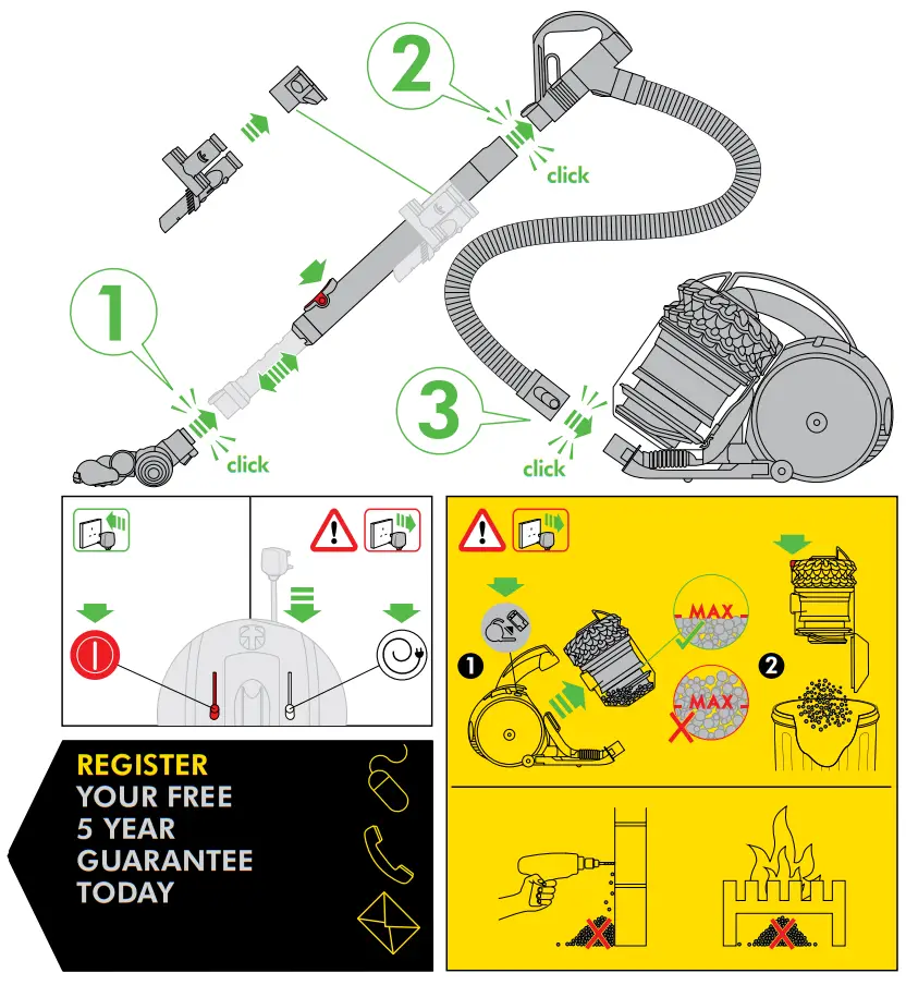 Aspirateur cylindrique dyson DC54 Cinetic Multi Floor