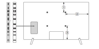 Dimensions du téléviseur SAMSUNG QLED