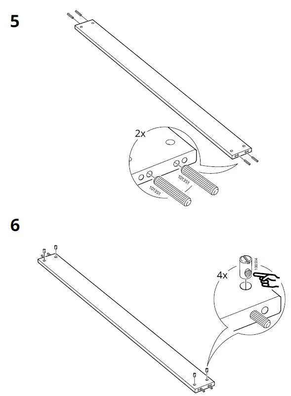 IKEA SUNDVIK Lit Blanc 60x120 cm-fig-16