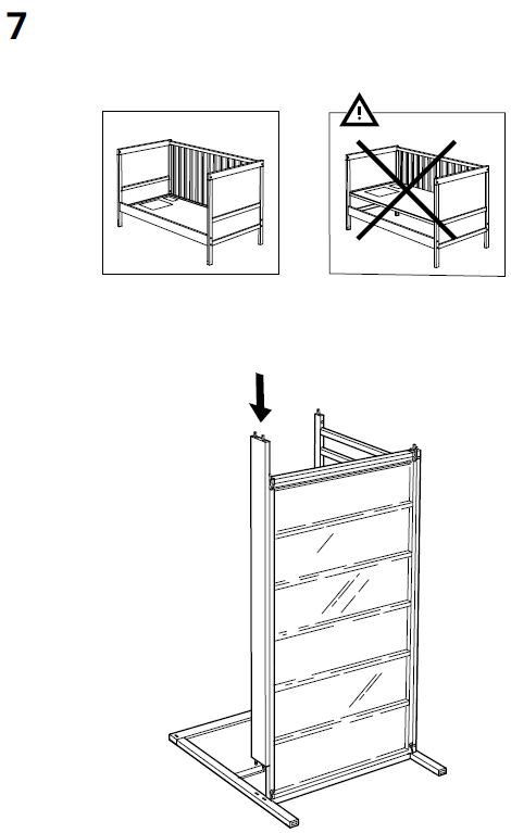 IKEA SUNDVIK Cot Blanc 60x120 cm-fig-17