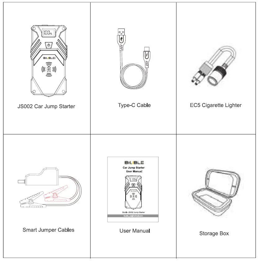 BiUBLE JS002 Jump Starter fig 1