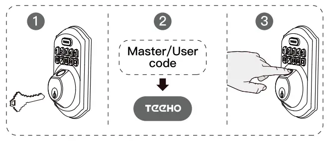 TeeHO-TE002-Keypad-Deadbolt-with-Fingerprint-fig-3 (en anglais)