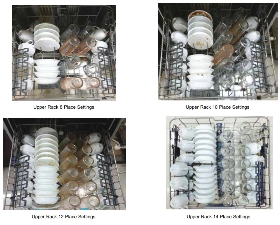 GE Dishwasher - Upper Rack 8 Place Settings 