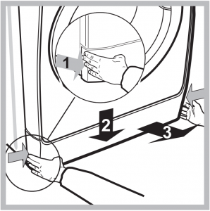 Schéma de la machine à laver INDESIT, dessin technique-3