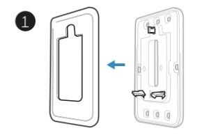 Honeywell-T6-Manual-Thermostat-Cover-Plate-installation