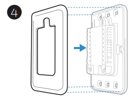 Honeywell-T6-Manual-Thermostat-Cover-Plate-installation