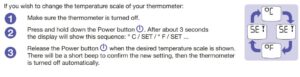 FIG 16 Modification de l'échelle de température