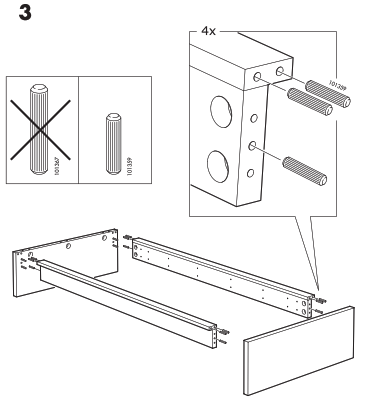 IKEA MALM Lit-1-3