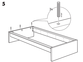 IKEA MALM Lit-1-5