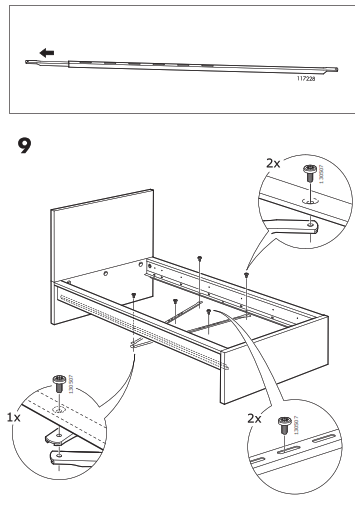 IKEA MALM Lit-1-9