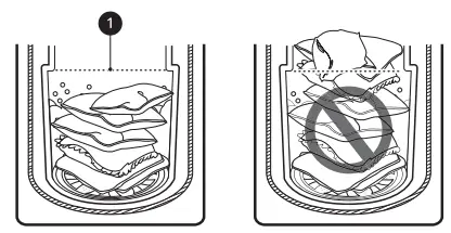 Chargement du lave-linge