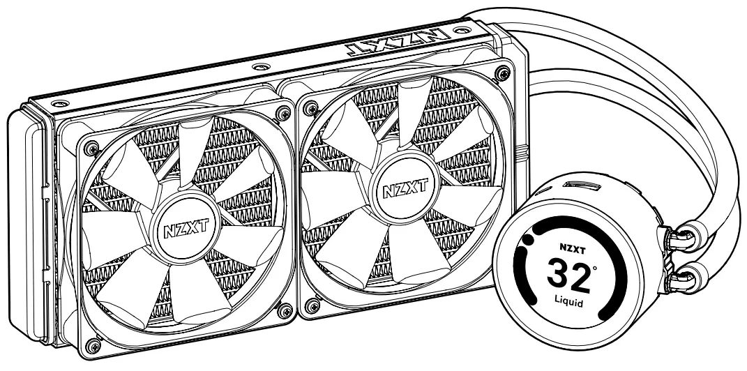 NZXT Kraken Z53 RGB 240mm refroidisseur de liquide avec écran LCD -