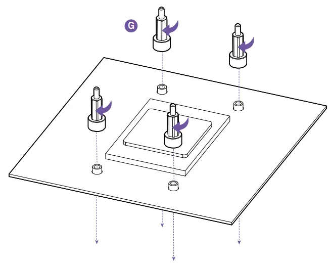 NZXT Kraken Z53 RGB 240mm Liquid Cooler avec écran LCD - INSTALLATION DES STANDOFFS