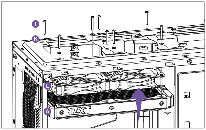 NZXT Kraken Z53 RGB 240mm Liquid Cooler avec écran LCD - MONTAGE INDIRECT