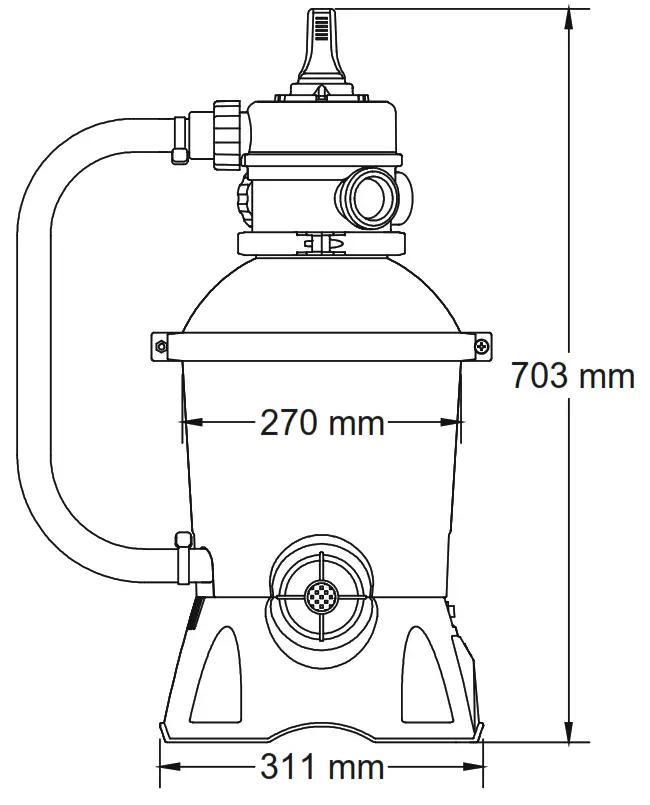 Bestway Flowclear 58515 Sand FiltrBestway Flowclear 58515 Sand Filtration Pump Flowation Pump Flow