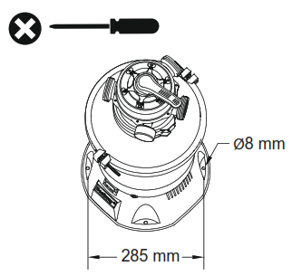 Débit de la pompe de filtration de sable Bestway Flowclear 58515 - FIG1