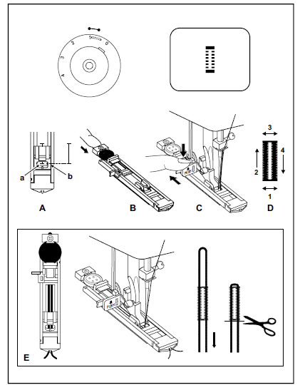 Machine à coudre Singer 50T8 E99670 fig-23