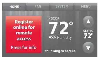 Honeywell TH9320WF5003 Thermostat WiFi sans fil, 7 programmables (7)