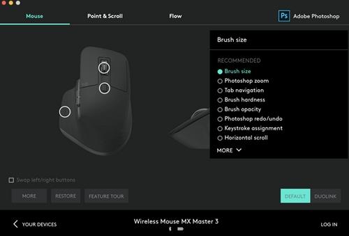 Roue de défilement adaptative MagSpeed 9