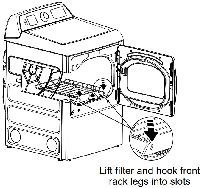 GE Profile 7 4 Cu Ft Séchoir à Gaz Blanc - Fig11