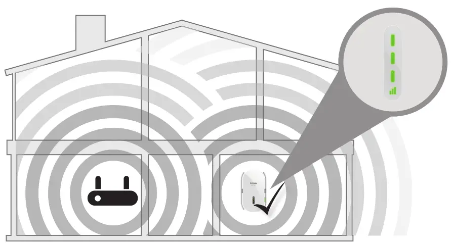 D-Link Wi-Fi Range Extender - Prolongateur de portée entre votre routeur et votre ordinateur