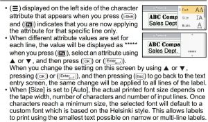 FIG 37 Définition des attributs de caractères